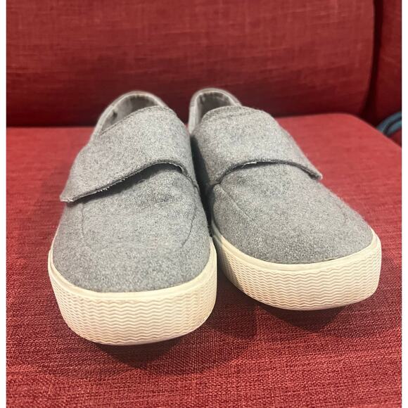 TOMS Altair Light Gray Wool Felt Slip On Sneaker Shoes Size 8 - Picture 4 of 12